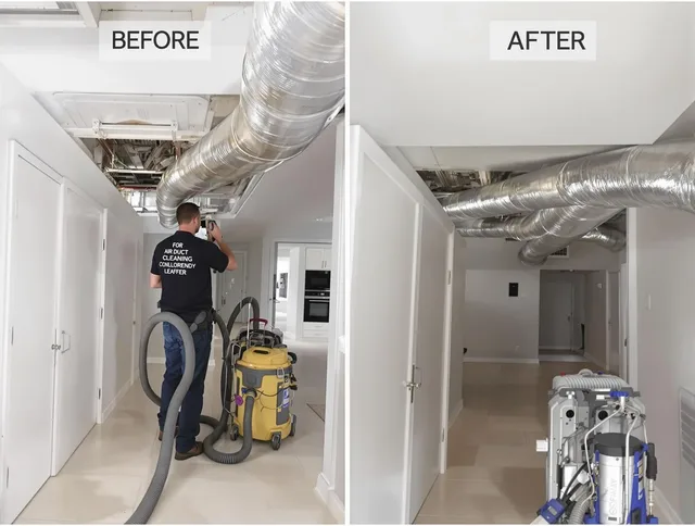 Swampscott Air Duct Cleaning professional performing thorough air duct cleaning in Swampscott