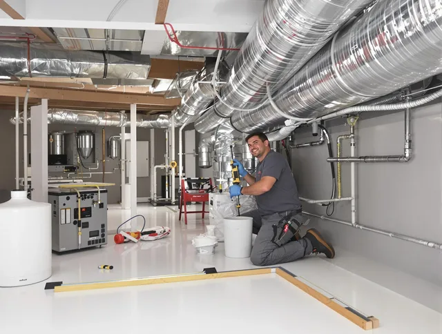 Professional duct sealing service by Swampscott Air Duct Cleaning in Swampscott