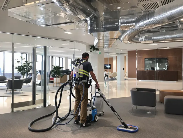 Commercial duct cleaning service by Swampscott Air Duct Cleaning in Swampscott