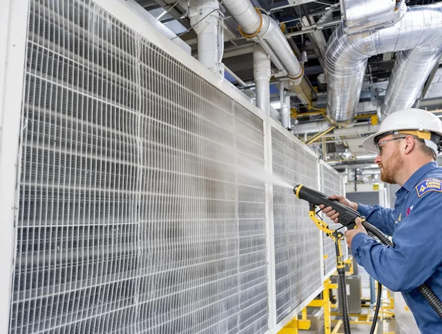 Professional commercial coil cleaning by Swampscott Air Duct Cleaning in Swampscott