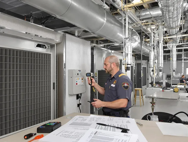 Professional filter system inspection by Swampscott Air Duct Cleaning in Swampscott